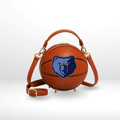 Memphis Grizzlies by Jill Martin Basketball Crossbody Fan Bag