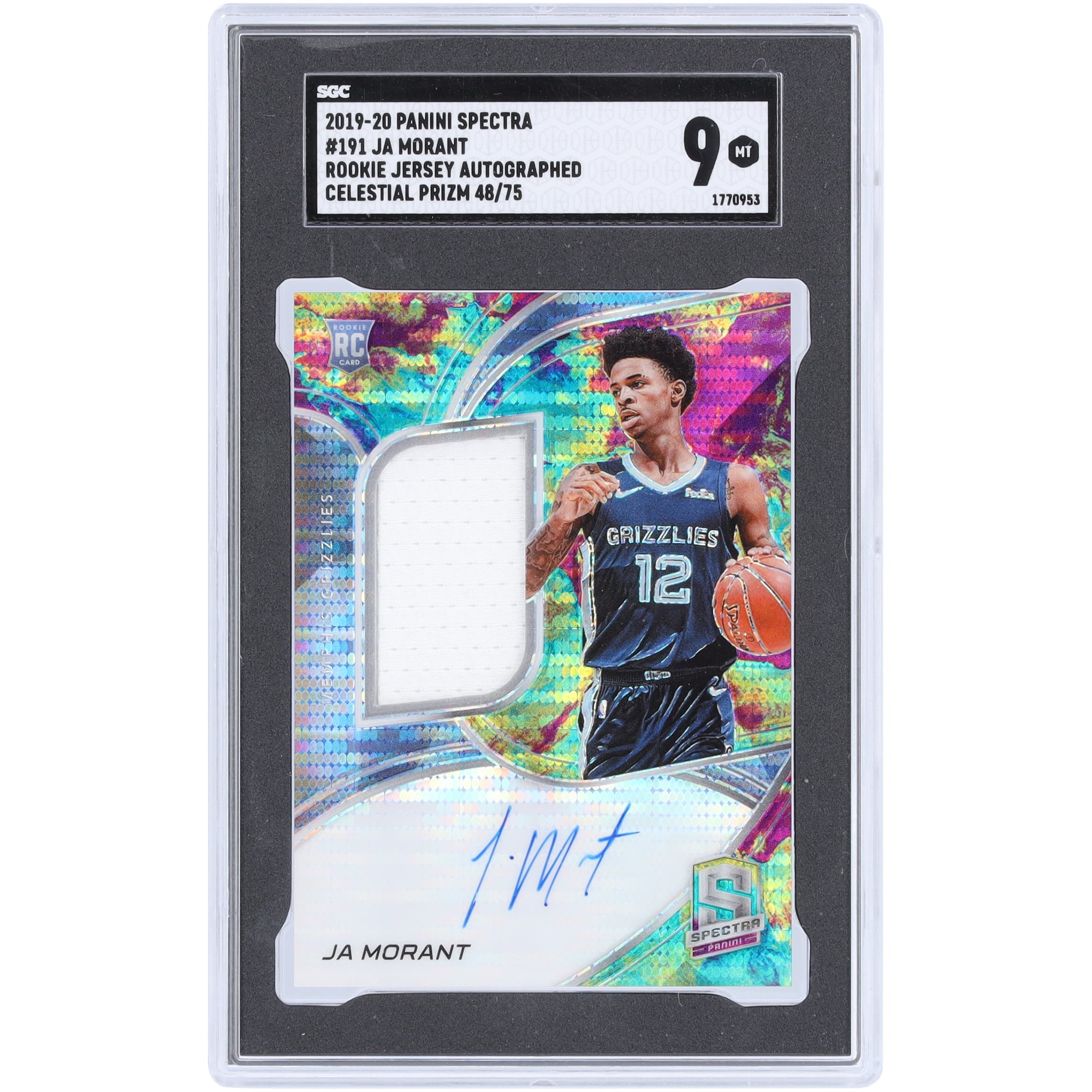2023-24 Panini Mosaic - Ja Morant #30 Ja Morant Mosaic Rookie Card 