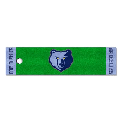 Memphis Grizzlies Logo Brands Putting Green Mat