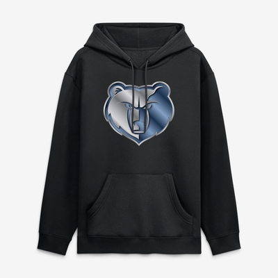 Memphis Grizzlies  Metallic Mascot Hoodie - Black