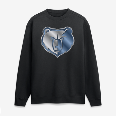 Memphis Grizzlies  Metallic Mascot Sweatshirt - Black