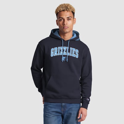  Memphis Grizzlies Champion Contrast Liner Hoodie - Navy