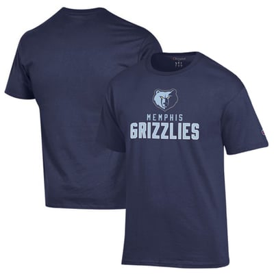 Memphis Grizzlies Champion Jersey Cotton T-Shirt - Navy