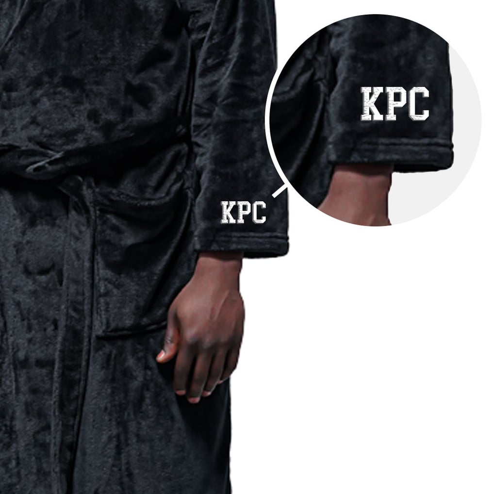 Memphis Grizzlies ISlide Personalized Phantom Robe - Black