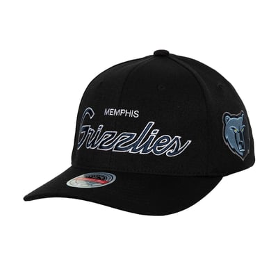 Mitchell & Ness Memphis Grizzlies Core Basic HWC Black Adjustable Snapback Hat – NBA