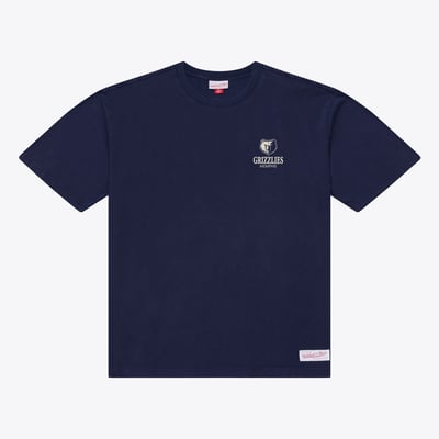  Memphis Grizzlies Mitchell & Ness Core Essentials T-Shirt - Navy