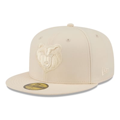 Memphis Grizzlies New Era Color Pack 59FIFTY Fitted Hat - Cream