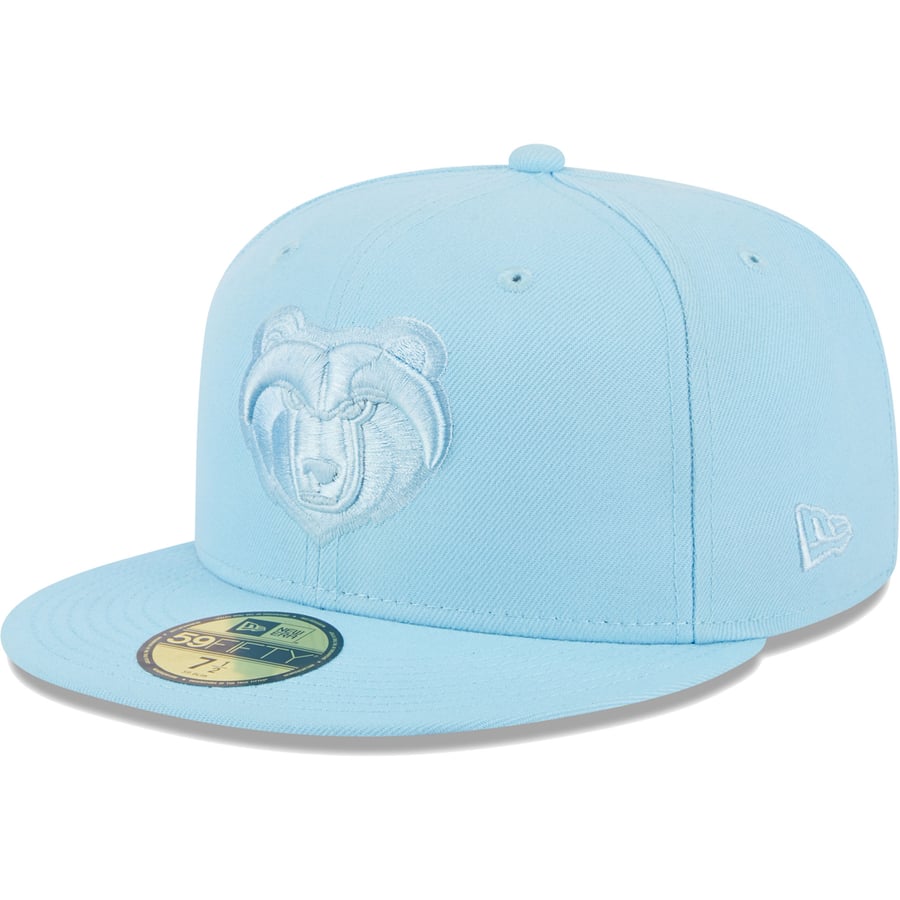 Cappello New Era Memphis Grizzlies &ndash; Fitted, Blu, Taglia 7 3/4 &ndash; Uomo, Nuovo Con Etichette