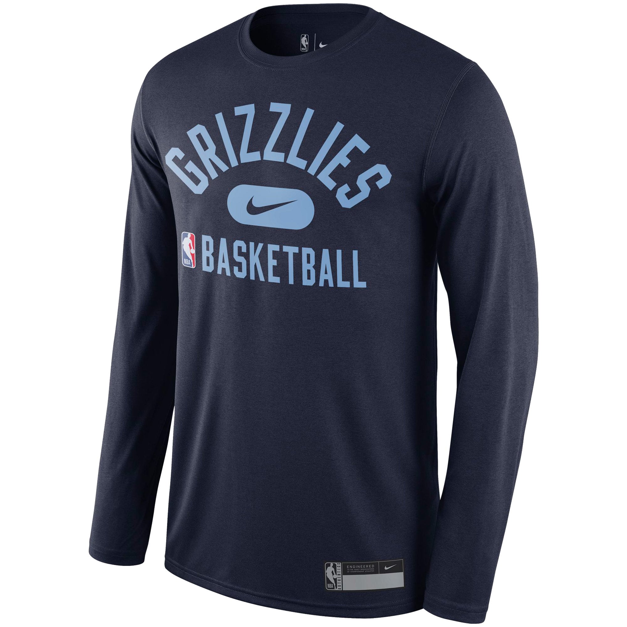 Men's Memphis Grizzlies Nike Navy 2021/22 On-Court Practice Legend