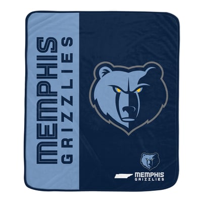 Memphis Grizzlies Pegasus Baseline 50" x 60" Ultra Soft Throw Blanket
