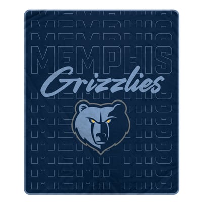Memphis Grizzlies Pegasus Echo Script Fade 50" x 60" Ultra Soft Throw Blanket
