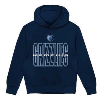 Memphis Grizzlies Outerstuff Preschool Field General Fleece Hoodie - Navy