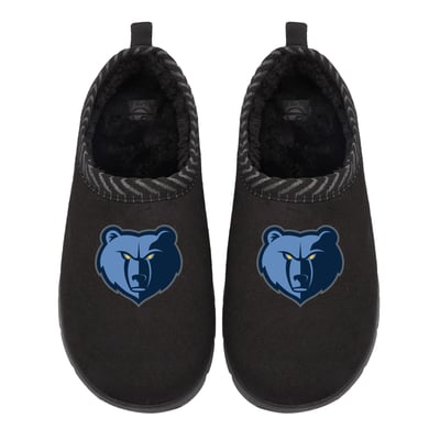 Memphis Grizzlies ISlide Unisex Primary Logo Mission Slippers - Black
