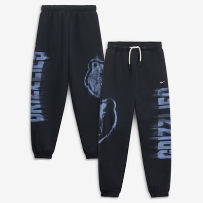  Memphis Grizzlies Nike Youth 2026/27 Standard Issue Authentic Wordmark Fleece Pants - Black