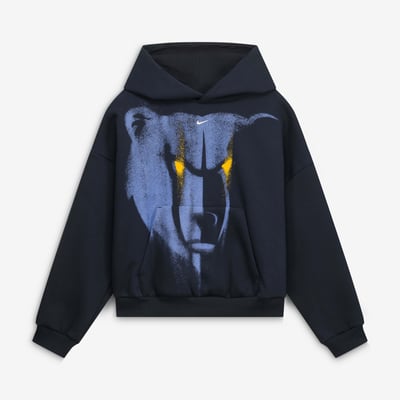  Memphis Grizzlies Nike Youth 2026/27 Standard Issue Practice Icon Fleece Pullover Hoodie - Black