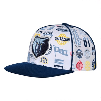 Memphis Grizzlies Outerstuff Youth Piped Up Snapback Hat - White

