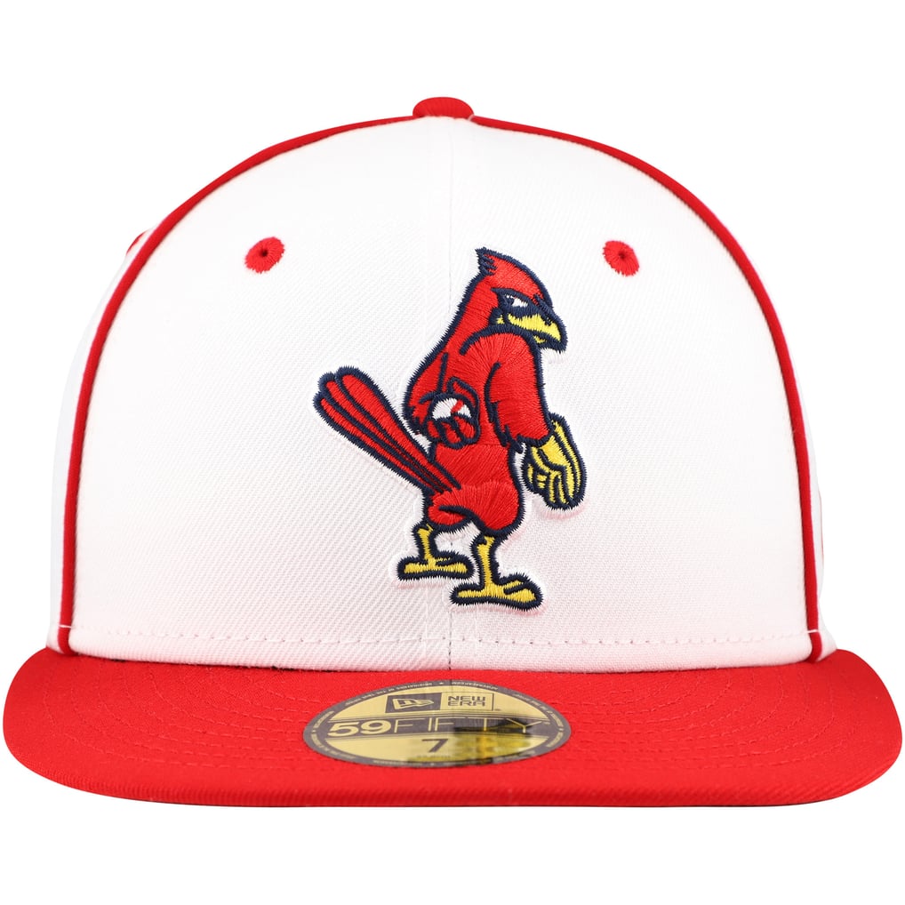 Men's Memphis Redbirds New Era White/Red Authentic Collection 59FIFTY ...