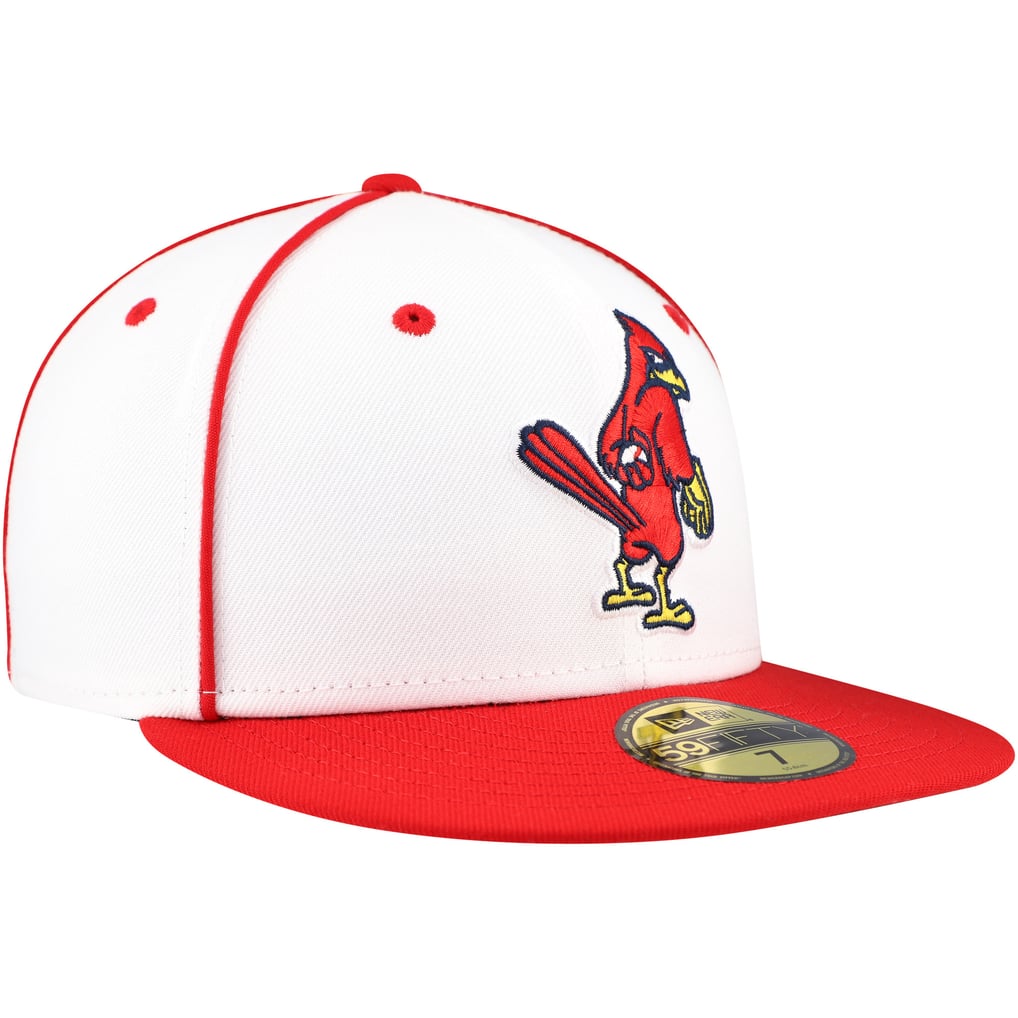 Men's Memphis Redbirds New Era White/Red Authentic Collection 59FIFTY ...