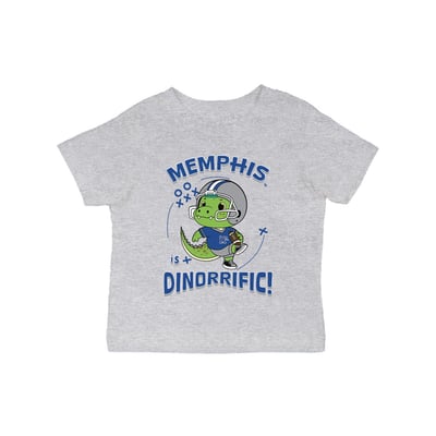 Memphis Tigers Vive La Fete Infant Dinorrific T-Shirt - Gray