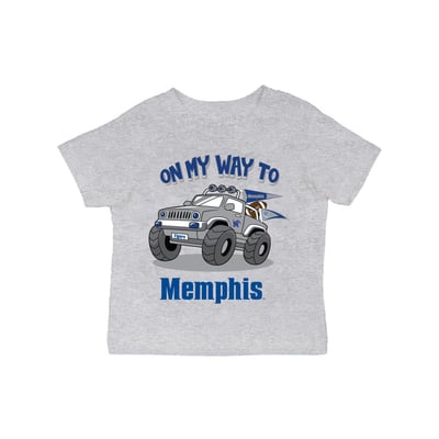 Memphis Tigers Vive La Fete Infant On My Way T-Shirt - Gray