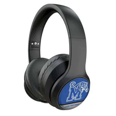 Memphis Tigers Keyscaper Personalized Endzone Solid Wireless Bluetooth Headphones With Case