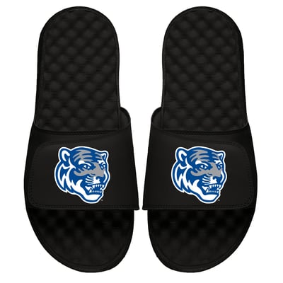 Memphis Tigers ISlide Mascot Design Slide Sandals - Black