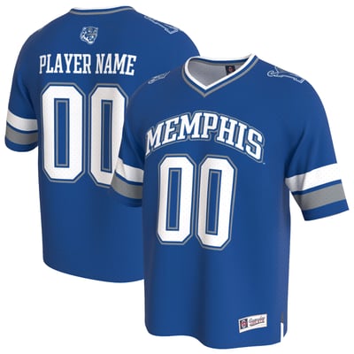  Memphis Tigers GameDay Greats Unisex Lightweight Collegiate Football NIL Pick-A-Player Fashion Jersey - Royal