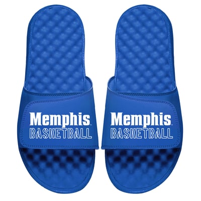 Memphis Tigers ISlide Unisex Youth Basketball Graphic Slide Sandals - Royal