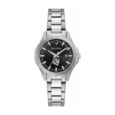 Memphis Tigers Bulova Women's Stainless Steel Classic Sport Watch - Black