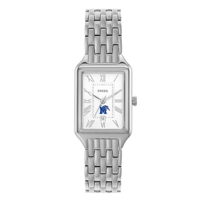 Memphis Tigers Fossil Women's Raquel Three-Hand Date Stainless Steel Watch
