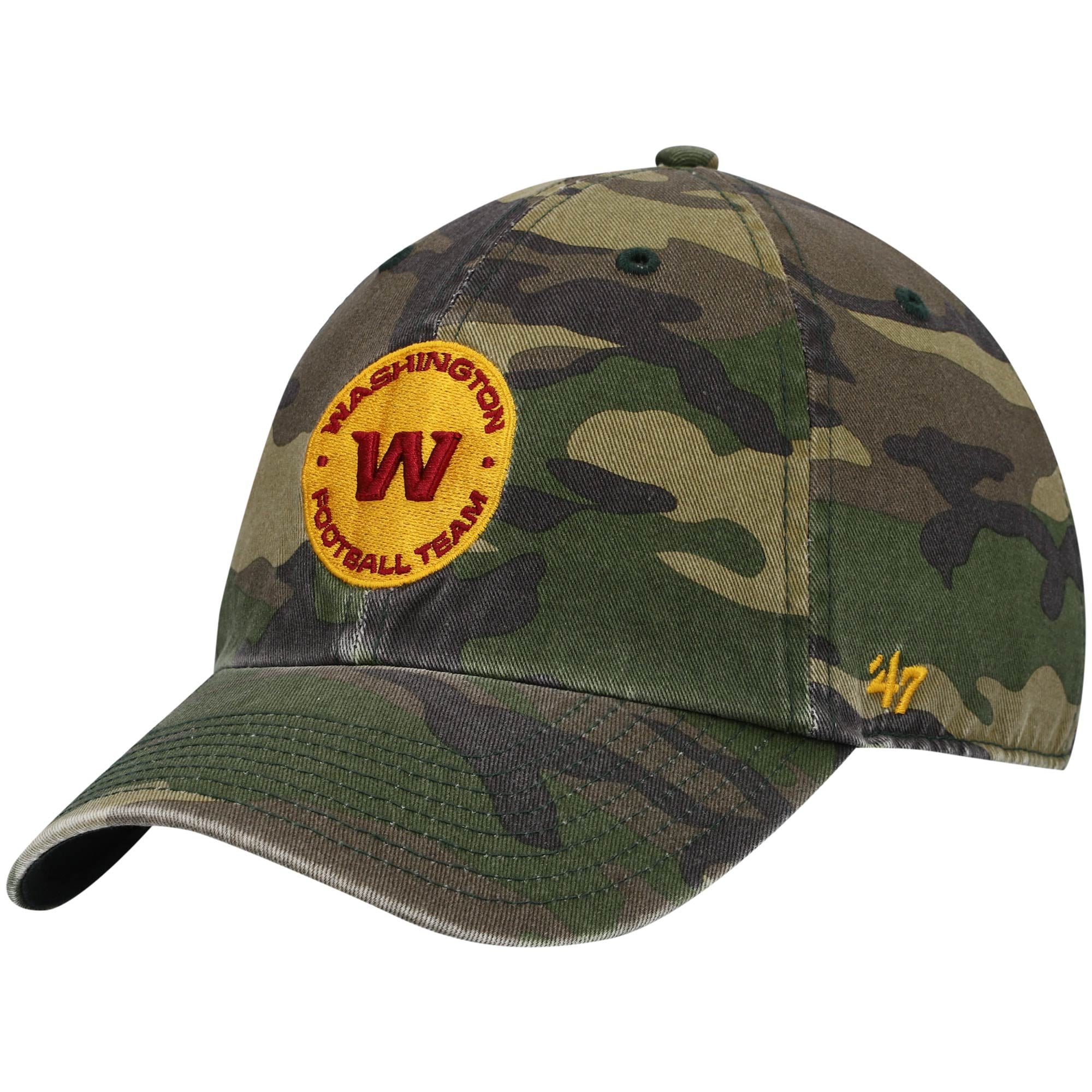 Men's '47 Camo Washington Football Team Circle Woodland Clean Up