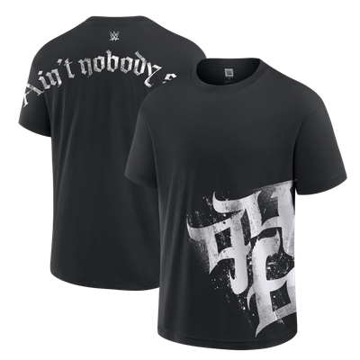 946 WWE Ain't Nobody Safe Oversized T-Shirt - Black