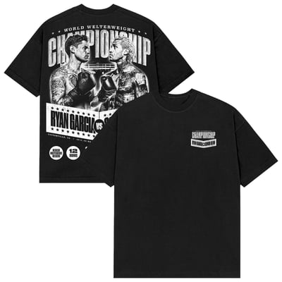 Garcia vs. Benn Retro Match-Up T-Shirt - Black