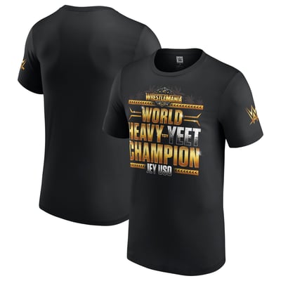 Jey Uso WrestleMania 41 Winner T-Shirt - Black