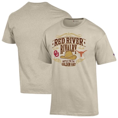 Champion 2026 Red River Rivalry Battle for the Golden Hat T-Shirt - Oatmeal