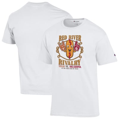 Champion 2026 Red River Rivalry Corndog T-Shirt - White