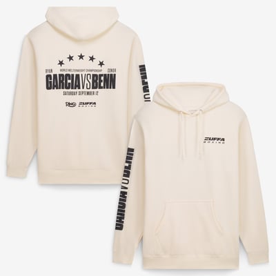 Zuffa Boxing Ryan Garcia vs. Conor Benn Welterweight Championship Hoodie - Cream