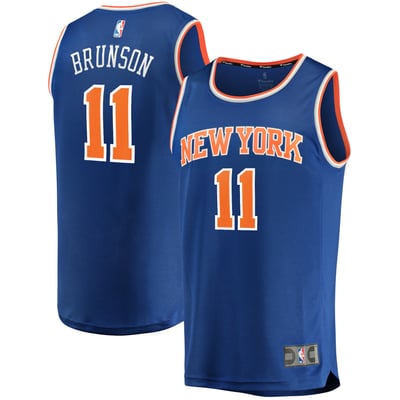 Jalen Brunson New York Knicks Fanatics Big & Tall Fast Break Player Jersey - Royal - Icon Edition