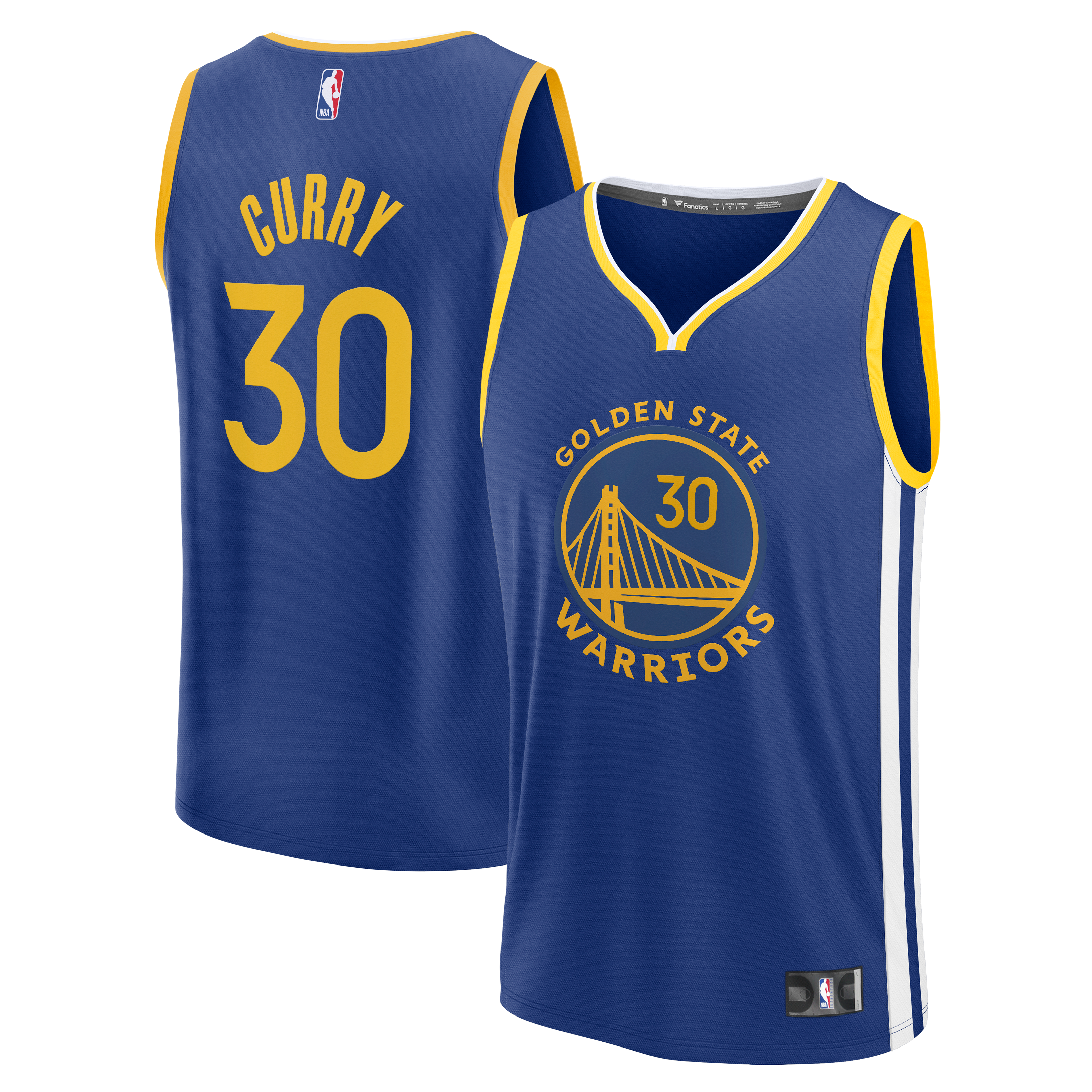 Stephen Curry Golden State Warriors Fast Break Replica Jersey Icon Edition Royal