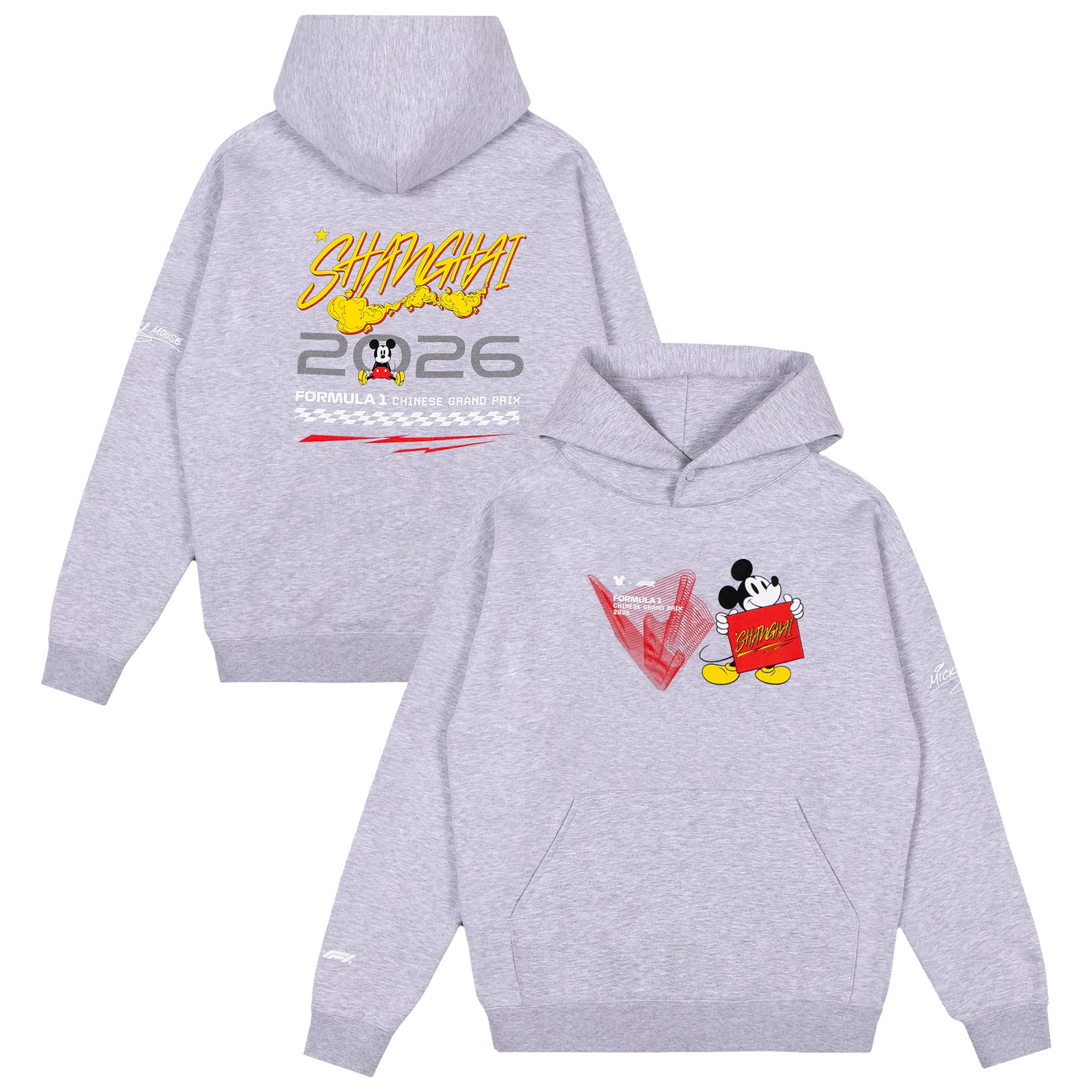 Formula 1 x Disney 2026 Chinese Grand Prix Hoodie - Gray