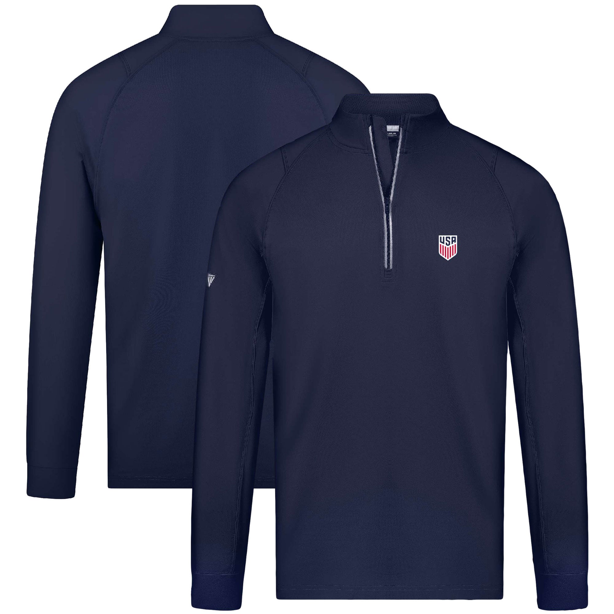 USMNT Levelwear Theory Quarter-Zip Pullover - Navy