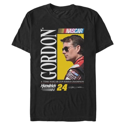 Hendrick Motorsports Mad Engine Editorial Jeff Gordon T-Shirt - Black