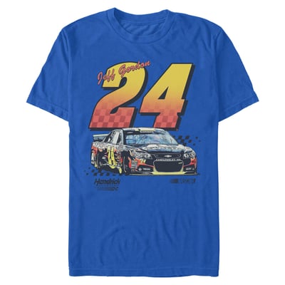 Hendrick Motorsports Mad Engine Graphic Jeff Gordon T-Shirt - Royal