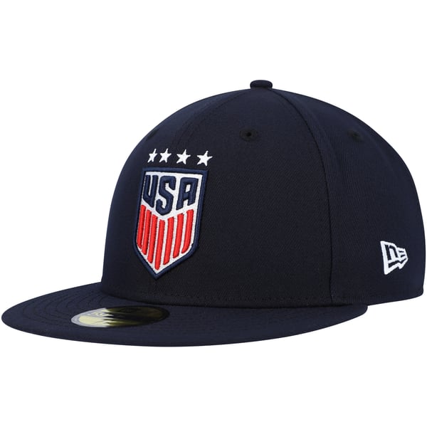 USWNT New Era Team Basic 59FIFTY Fitted Hat - Navy