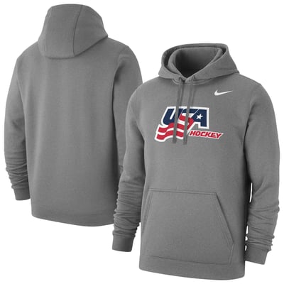 US Hockey Nike 2026 Club Hoodie - Gray