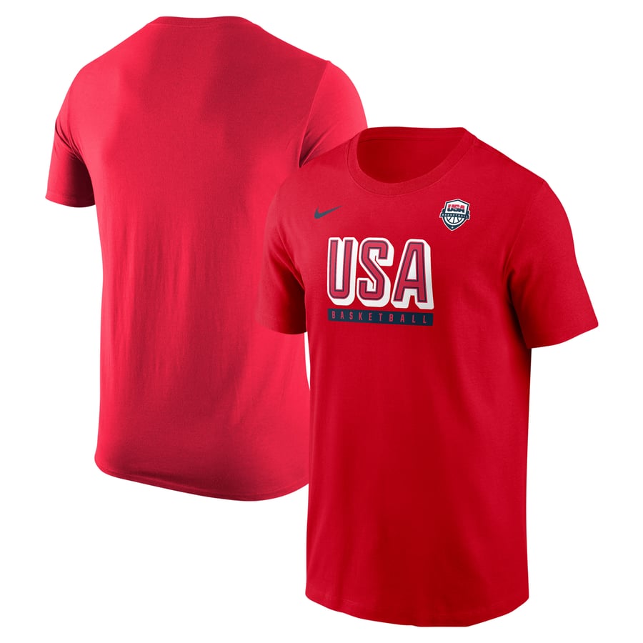 Men's USA Basketball Nike Red Core T-Shirt