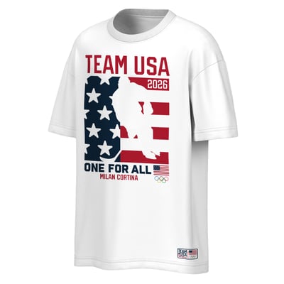 USA Hockey Outerstuff 2026 Winter Olympics Heart of Gold T-Shirt - White
