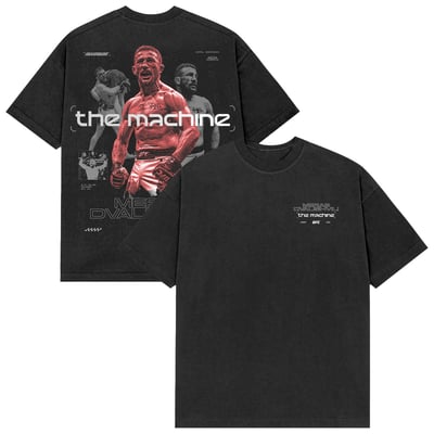 Merab "The Machine" Dvalishvili UFC T-Shirt - Black