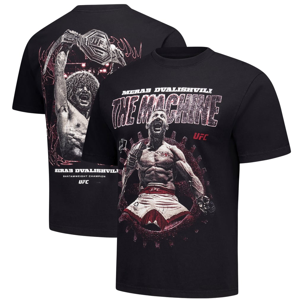  Merab Dvalishvili UFC The Machine T-Shirt - Black