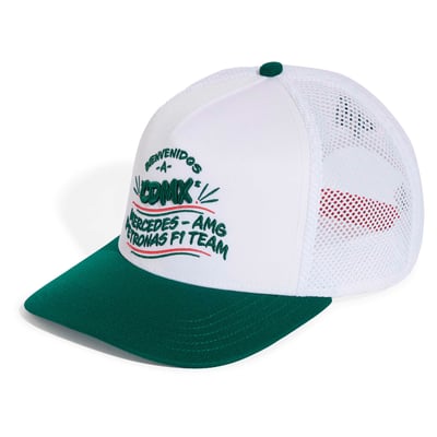 Mercedes-AMG Petronas F1 Team adidas Unisex Mexico City Grand Prix Mesh Adjustable Hat - White